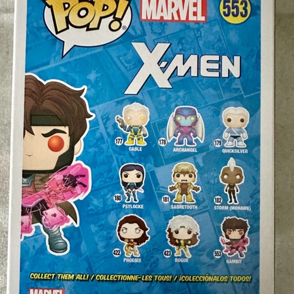 X-Men Classic Gambit with Cards Funko Pop! Vinyl Figure #553 - Picture 3 of 4